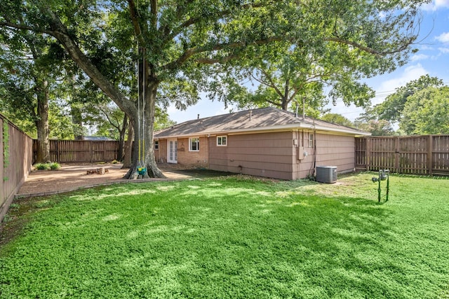 2218 Stonecrest, Houston, TX 77018 - rear view of house with central AC unit