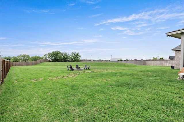 4233 Padova Cir, College Station, TX 77845 - view of yard with a fenced backyard