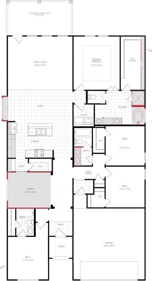 6126 Severson Lk, Katy, TX 77493 - plan