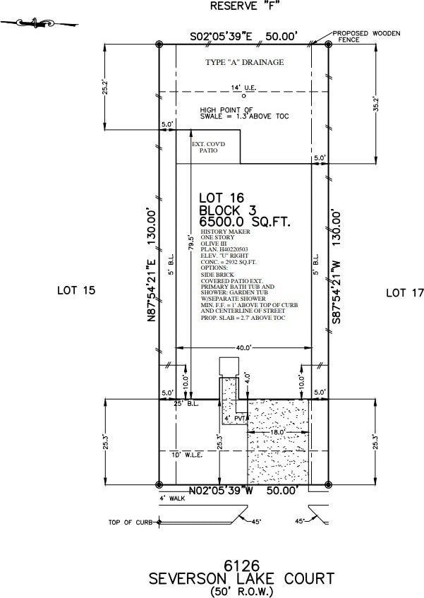 6126 Severson Lk, Katy, TX 77493 - floor plan