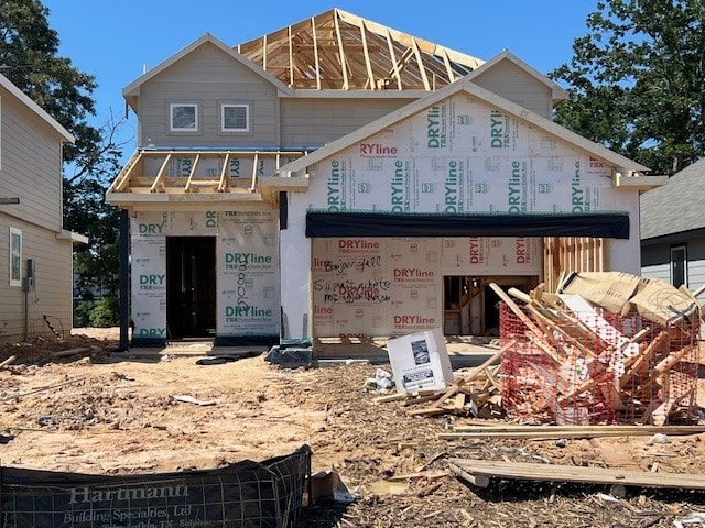 view of rear view of property