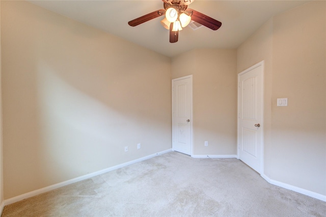 22526 Forbes Field Trl, Spring, TX 77389 - carpeted empty room featuring baseboards, visible vents, and ceiling fan