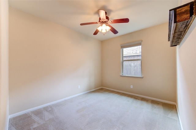 22526 Forbes Field Trl, Spring, TX 77389 - empty room with baseboards, light carpet, and ceiling fan
