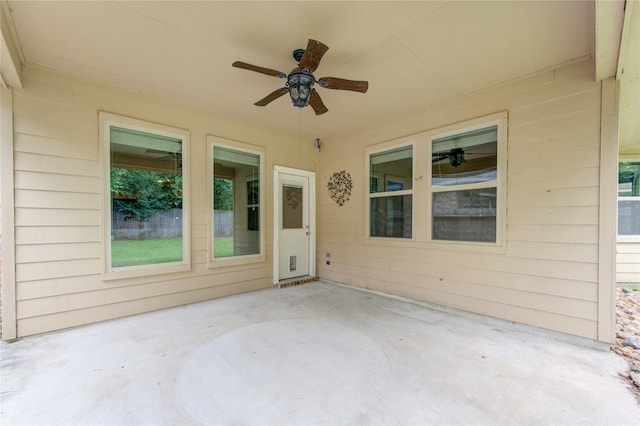 22526 Forbes Field Trl, Spring, TX 77389 - view of patio with a ceiling fan