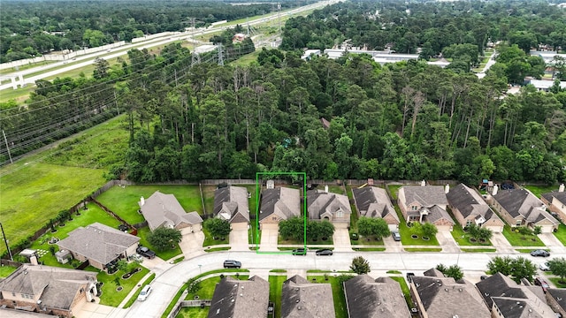 22526 Forbes Field Trl, Spring, TX 77389 - aerial view with a residential view