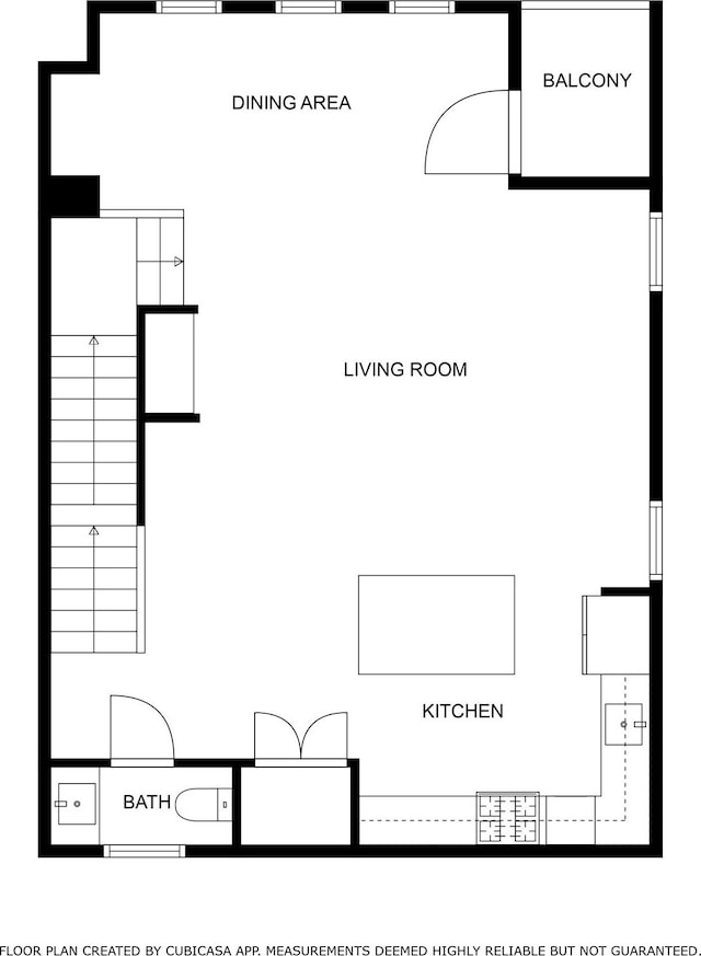 407 Grove St Unit B, Houston, TX 77020 - view of room layout