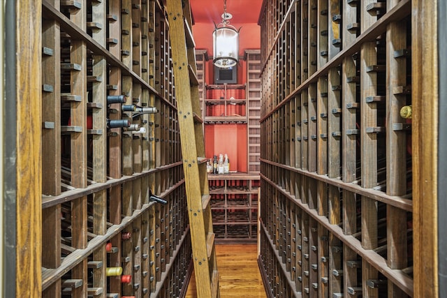 8722 Stable Crest Blvd, Houston, TX 77024 - wine cellar with wood finished floors
