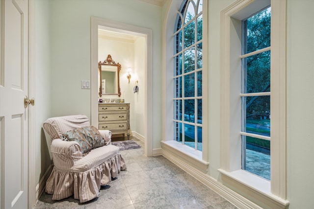 8722 Stable Crest Blvd, Houston, TX 77024 - sitting room featuring baseboards