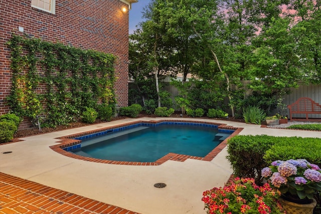 8722 Stable Crest Blvd, Houston, TX 77024 - view of swimming pool with a fenced backyard and a patio area