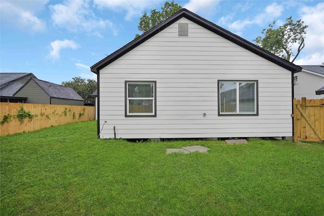 view of back of property