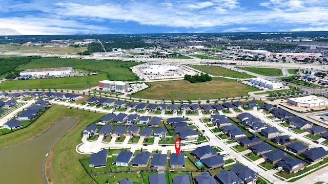 aerial view of property's location