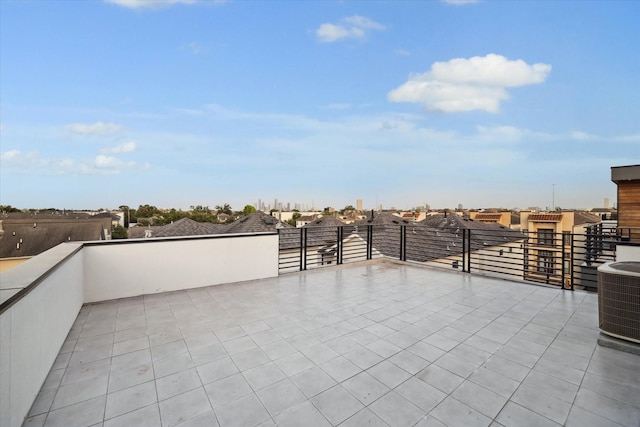 view of patio / terrace featuring cooling unit