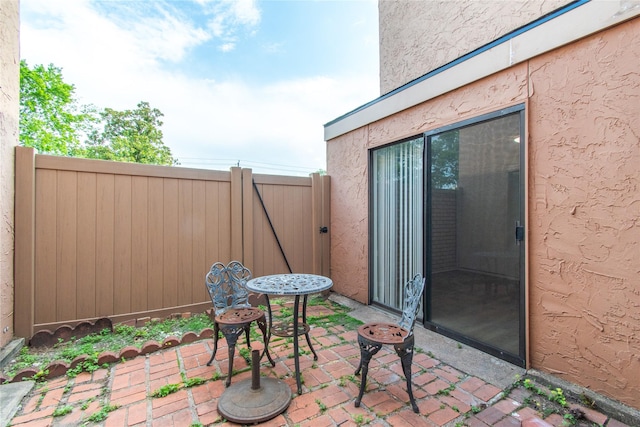 2429 Briarwest Blvd, Houston, TX 77077 - view of patio with fence