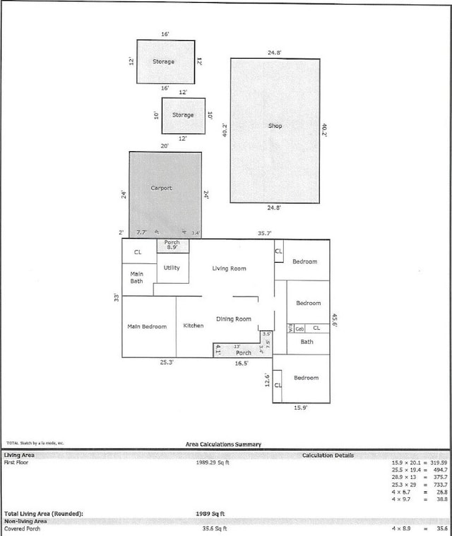view of layout