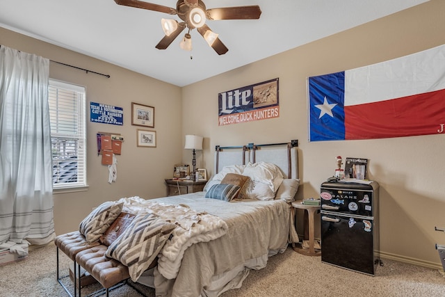 3338 Cullen Trl, College Station, TX 77845 - bedroom featuring ceiling fan, carpet flooring, and baseboards