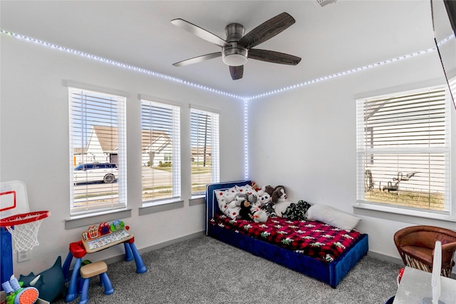 13938 Red River Dr, Baytown, TX 77523 - carpeted bedroom with baseboards