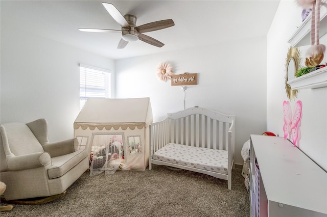 13938 Red River Dr, Baytown, TX 77523 - bedroom with ceiling fan and carpet floors