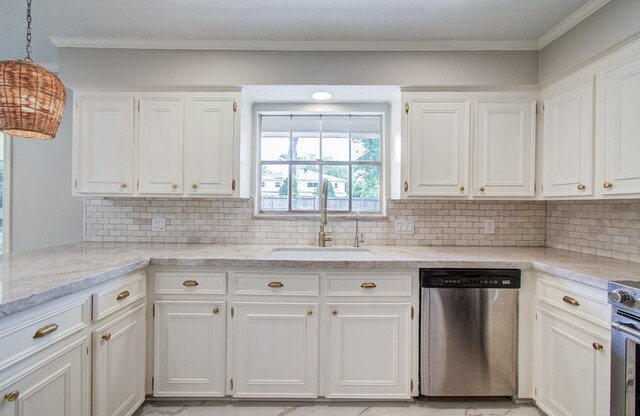 11022 Riverview Dr, Houston, TX 77042 - kitchen with white cabinets and appliances with stainless steel finishes