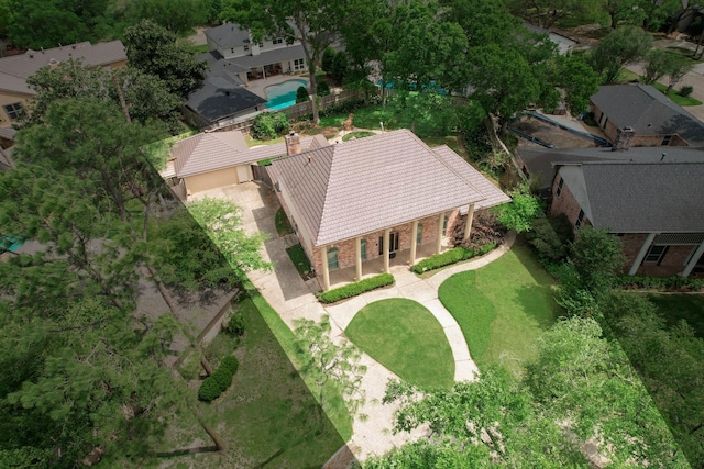 11022 Riverview Dr, Houston, TX 77042 - birds eye view of property