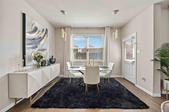 3730 Giorgio Pastel Pl, Katy, TX 77493 - dining space with wood finished floors and baseboards
