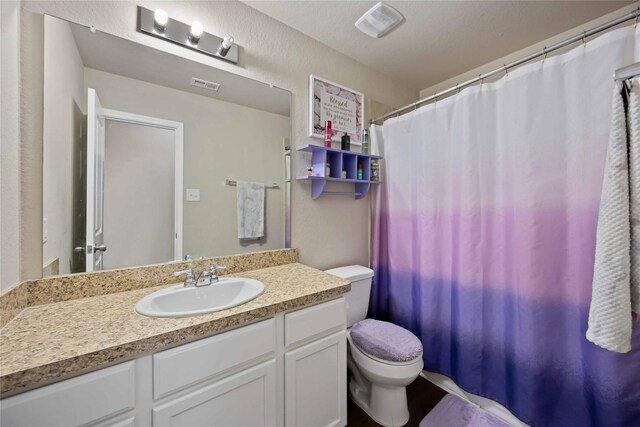3730 Giorgio Pastel Pl, Katy, TX 77493 - full bath with toilet, visible vents, and vanity