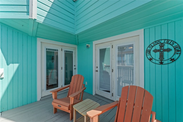 501 Jean Lafitte Cv, Galveston, TX 77554 - view of wooden terrace