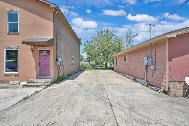 view of property exterior