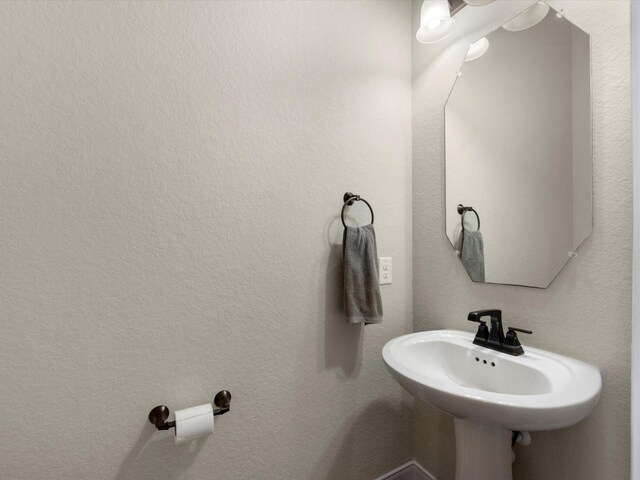 bathroom with a sink