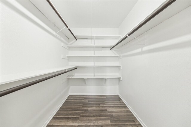 10314 Sommerville Ave, Houston, TX 77041 - walk in closet with dark wood-style floors