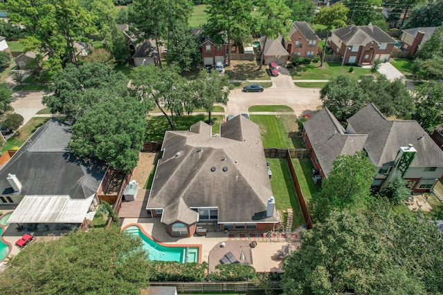14022 Cypress Falls Dr, Cypress, TX 77429 - aerial view of residential area with a pool area