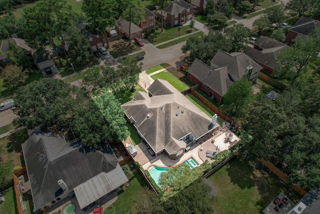 14022 Cypress Falls Dr, Cypress, TX 77429 - aerial view of property and surrounding area featuring a pool and nearby suburban area