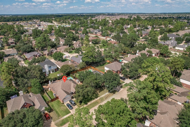 14022 Cypress Falls Dr, Cypress, TX 77429 - aerial view of property and surrounding area with nearby suburban area