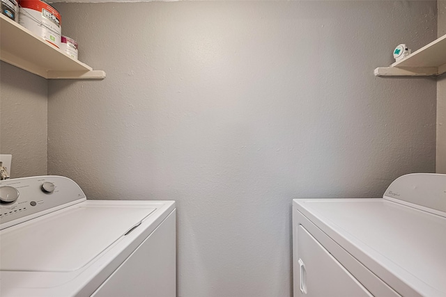 laundry room featuring laundry area and washer and dryer