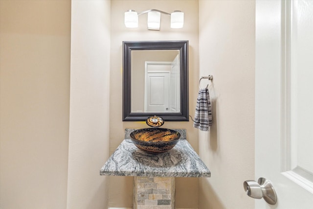 bathroom view of a sink