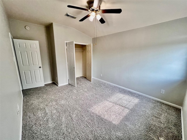 21618 Falvel Lake Dr, Spring, TX 77388 - unfurnished bedroom with baseboards, a closet, visible vents, and carpet