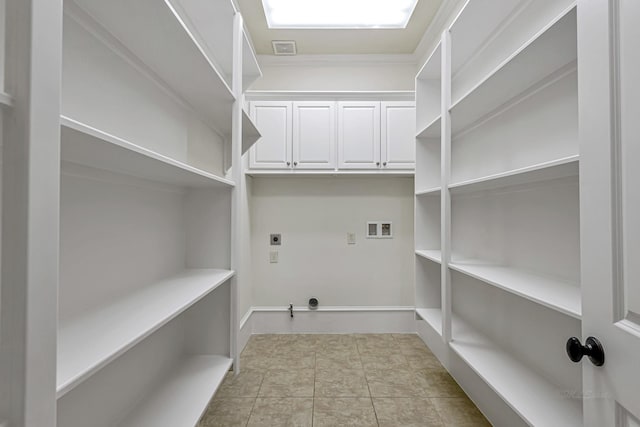 1006 Cross Hollow Ln, Katy, TX 77494 - clothes washing area featuring laundry area, visible vents, washer hookup, and electric dryer hookup