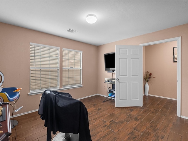 7914 Cypress Edge Dr, Cypress, TX 77433 - interior space with dark wood-style flooring and baseboards