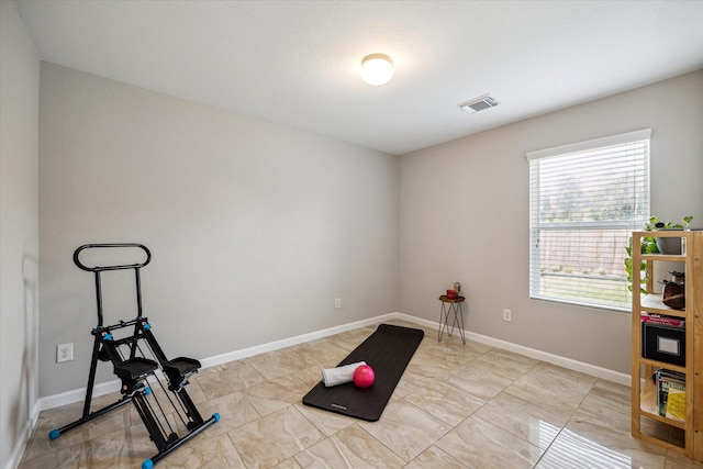 2614 Magnolia Fair Way, Spring, TX 77386 - exercise area with baseboards and visible vents