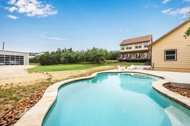 1210 Persimmon Pass, Fischer, TX 78623 - outdoor pool with a yard