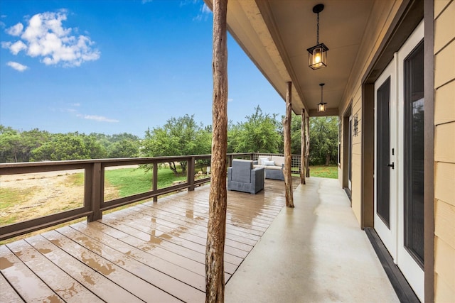 1210 Persimmon Pass, Fischer, TX 78623 - deck featuring outdoor lounge area