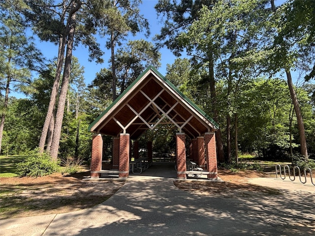34 Quiet Peace Pl, The Woodlands, TX 77381 - view of property's community featuring a gazebo