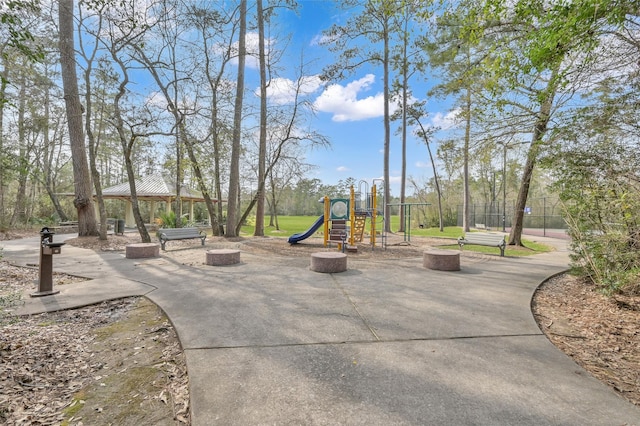 22 Almond Branch Pl, The Woodlands, TX 77382 - communal playground with a gazebo