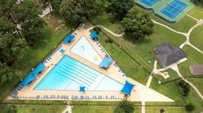 16129 Barge Way, Crosby, TX 77532 - drone / aerial view of a pool area