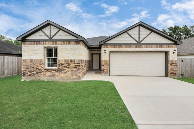 8325 Botany Ln, Houston, TX 77075 - craftsman house featuring brick siding, driveway, and a garage