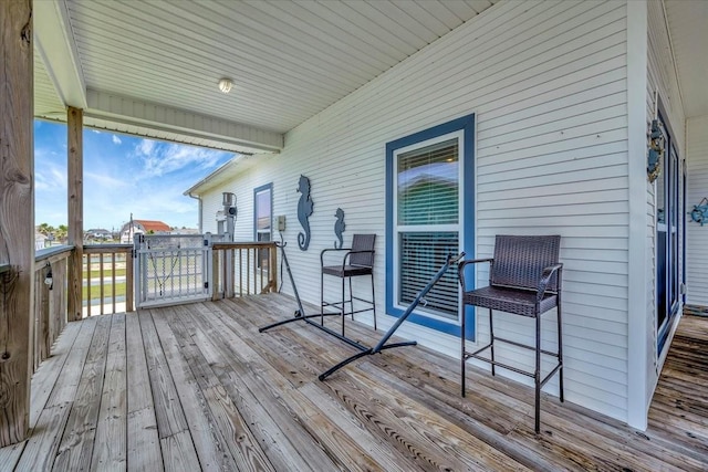 28 Dolphin St, Bayou Vista, TX 77563 - view of deck