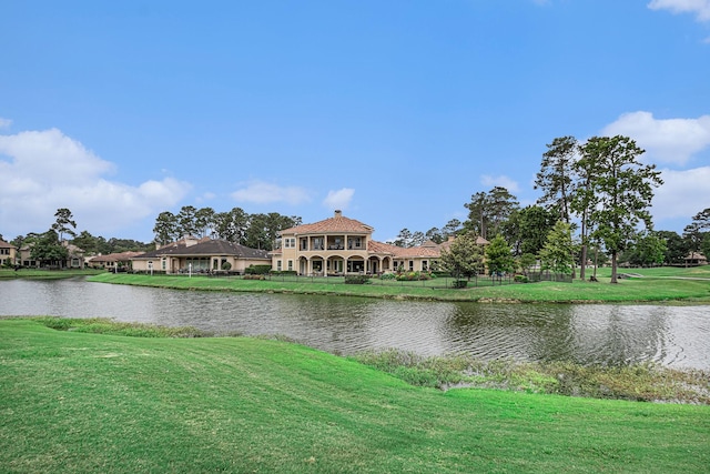 2802 Twin Fountains Dr, Houston, TX 77068 - water view with fence