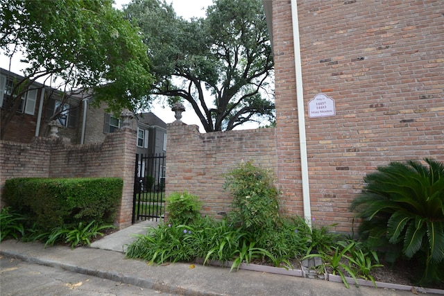 14459 Misty Meadow Ln, Houston, TX 77079 - view of gate