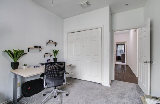 3116 Grassmere St, Houston, TX 77051 - view of carpeted home office