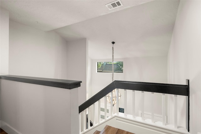 view of stairway