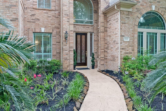 2130 White Eagle Ln, Katy, TX 77450 - property entrance with brick siding
